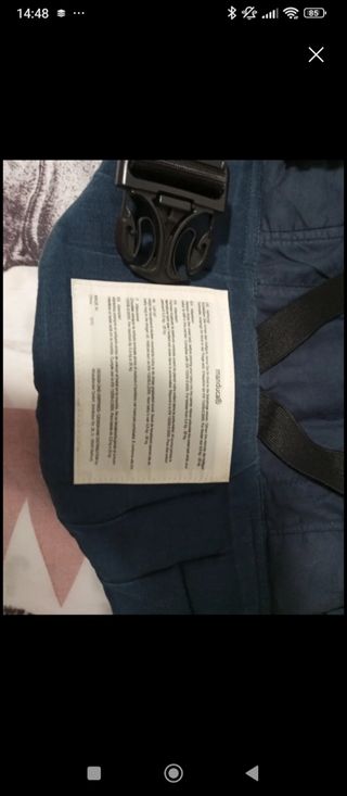Mochila Portabebés Manduca Azul