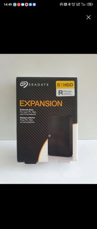 Disco Duro Externo Seagate 5TB HDD
