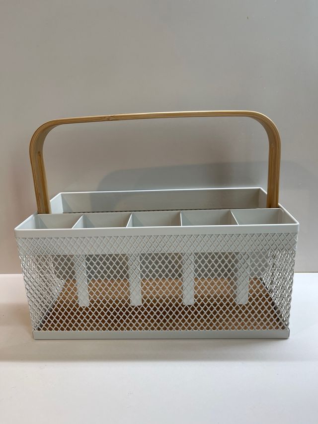Cesta Cubiertos IKEA Risatorp Bambú y Metal