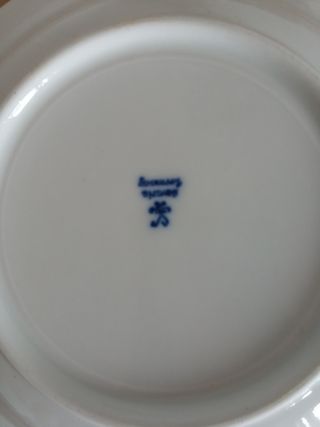 Plato hondo porcelana alemana antiguo