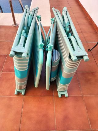 Tumbonas de piscina (2 unidades)