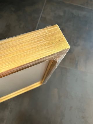 Coppia Cornici Legno Dorato 45x51x5 Nuove