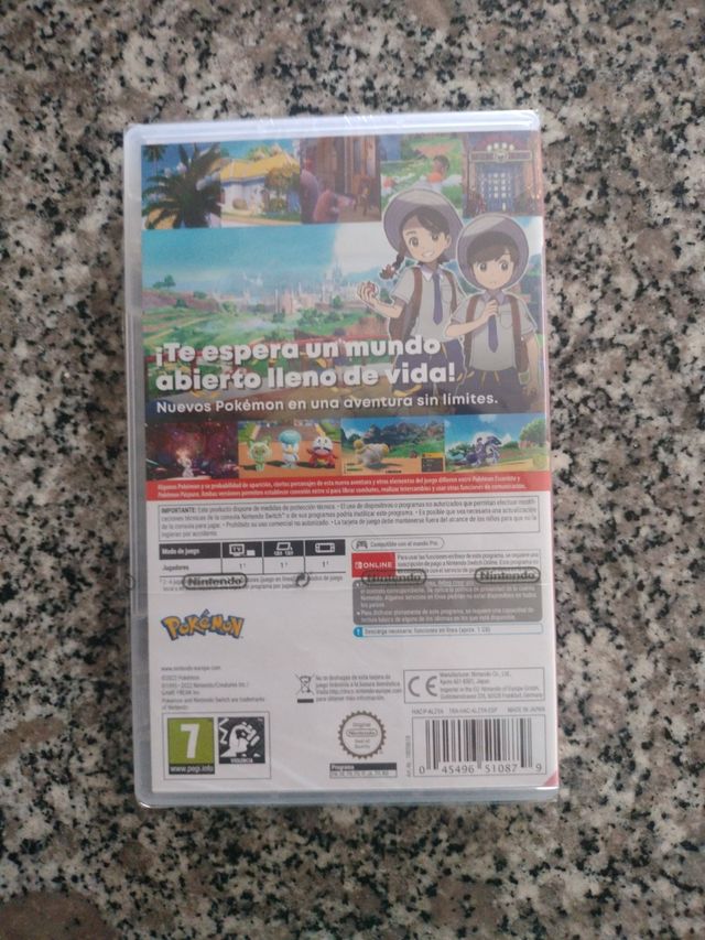 Pokémon Púrpura Switch - Sin Abrir