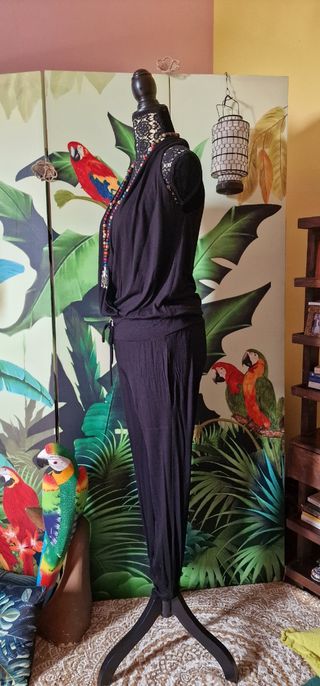 Jumpsuit Carla G nero vintage