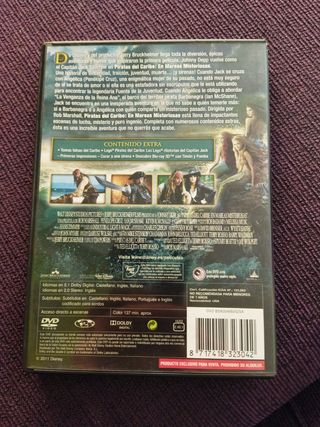 Piratas del Caribe: En Mares Misteriosos DVD