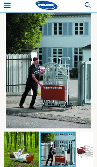 Cama geriátrica Invacare Alegio NG+colchon antiesc