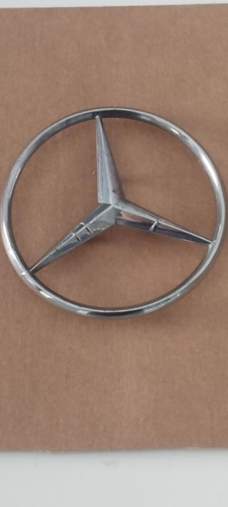 Emblema  logo Mercedes-Benz Estrella Plateada