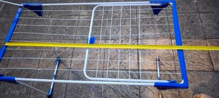 Tendedero Plegable Azul y Blanco