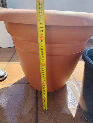 Lote maceteros grandes e invernadero