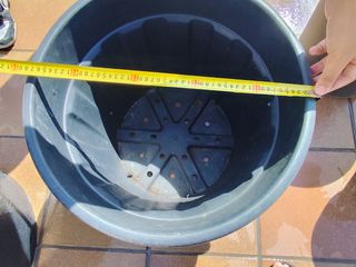 Lote maceteros grandes e invernadero