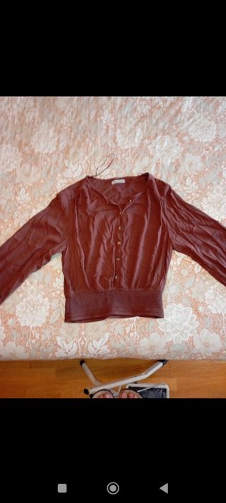 Camisa de manga larga con elástico