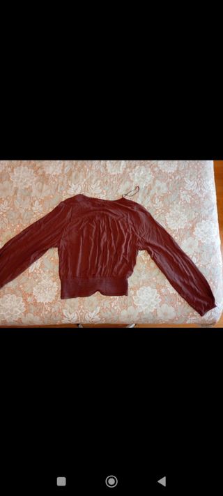 Camisa de manga larga con elástico