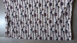 2 Tende pizzo elasticizzato floreale