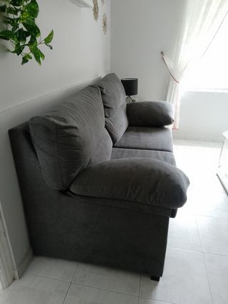 Sofá de 2 y 3 plazas gris