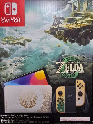Nintendo Switch OLED Edición Zelda Tears Kingdom