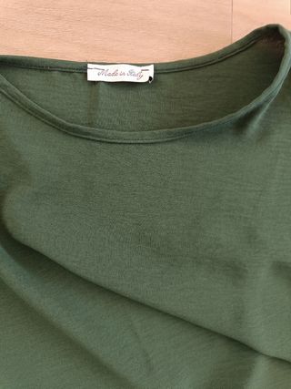 Conjunto túnica y pantalón verde