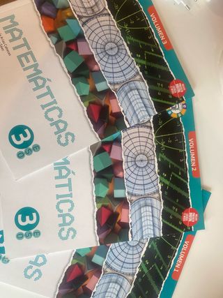 Matemáticas 3 ESO 3 volúmenes Proyecto 5 etapas