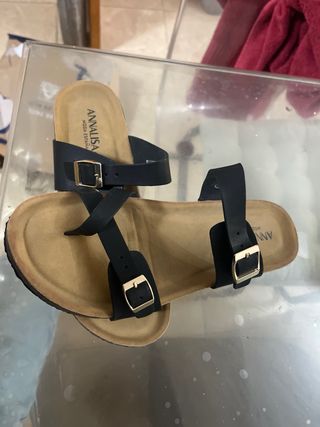 Sandalias Annalisa Negras