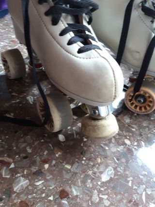 Patines artísticos blancos talla 38