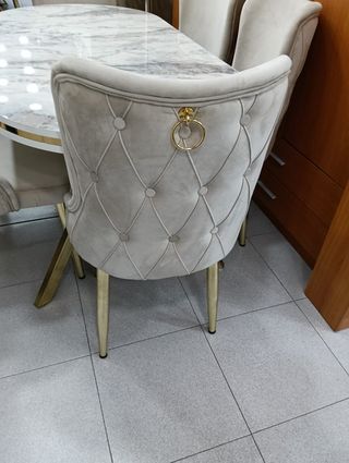 Mesa Diseño Turco Negra y Dorada