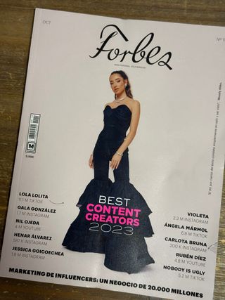 Revista Forbes portada Lola Lolita