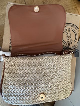 Bolso de paja Paco Martinez beige