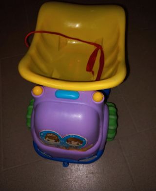 Carriola Giocattolo Bambini Giallo Viola