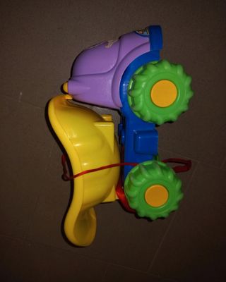 Carriola Giocattolo Bambini Giallo Viola