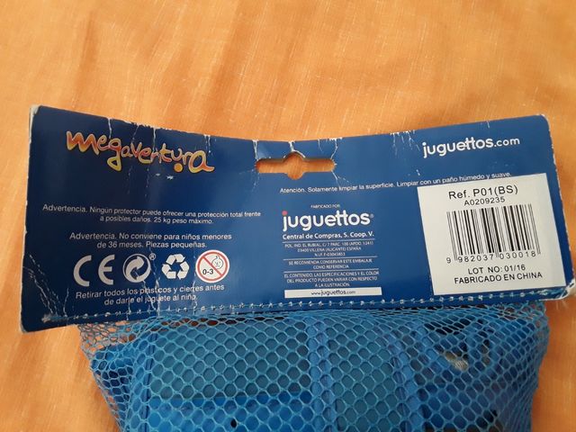 Conjunto protectores talla S Juguettos