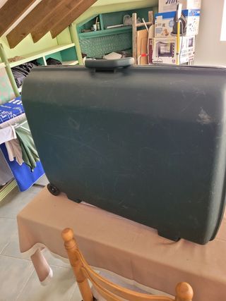 Maleta de viaje grande verde Tel.672463052