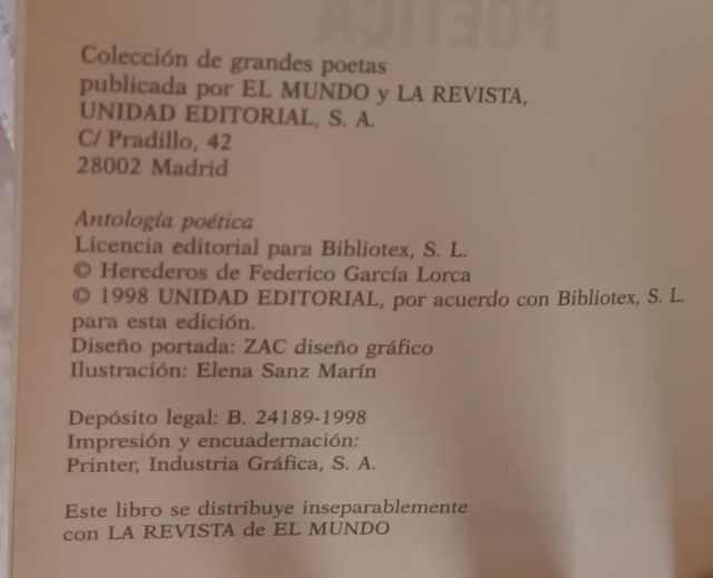 Antología poética