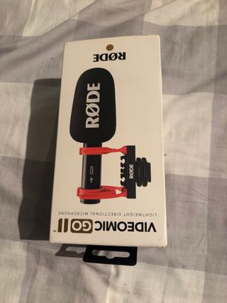 Micrófono Rode VideoMic GO II Cámara