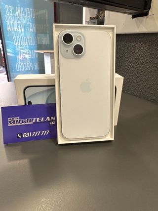 iPhone 15 Azul 128GB 3 ciclos carga