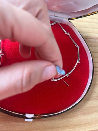 Gargantilla Plata con Piedra Azul