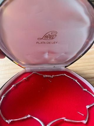 Gargantilla Plata con Piedra Azul