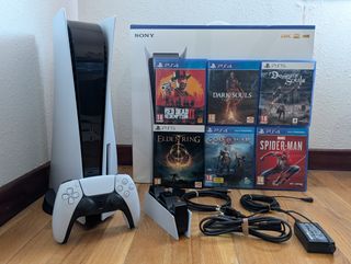 PACK PLAYSTATION 5 (500GB) + JUEGOS + ACCESORIOS