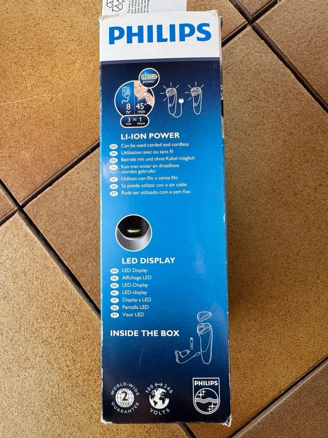 Afeitadora Philips bateria para cambiar