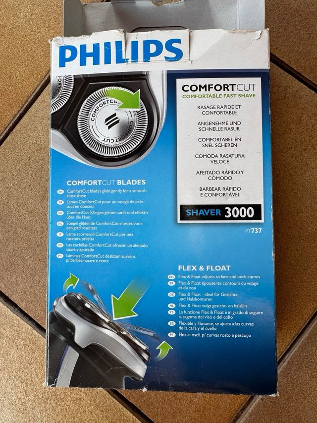 Afeitadora Philips bateria para cambiar