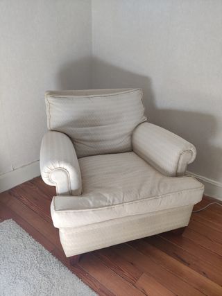 Butaca beige 90x80x78
