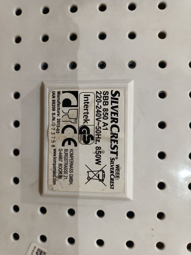 SuperPanificadora SilverCrest