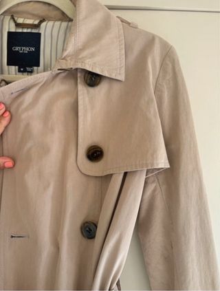 Trench Gryphon London Beige con Bordes