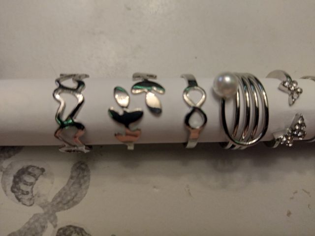 Anillos Acero Inoxidable Mujer Ajustables