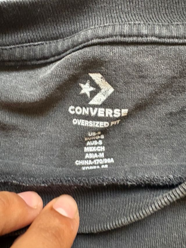 Camiseta Converse gris