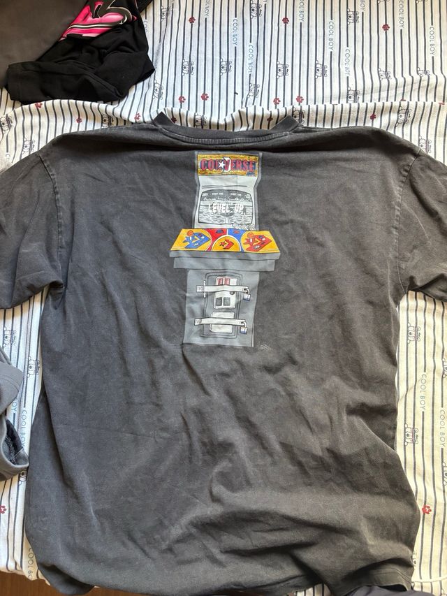 Camiseta Converse gris