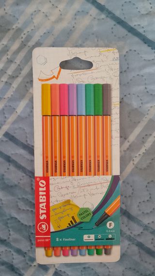 Pennarelli Stabilo Point 88 Pastel Colors