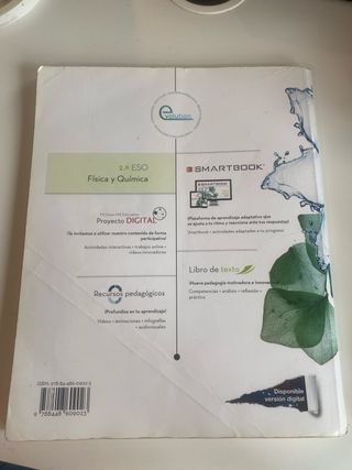 LA+SB Fisica y Quimica 2 ESO. Libro alumno + Sm...