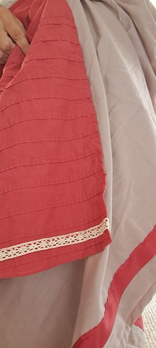 Falda 90cm,  delantal y pañoleta regional,serrana