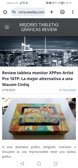 XP-PEN Artist Pro 16TP Pantalla Gráfica precintada