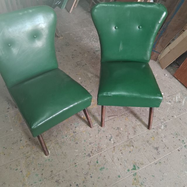 Coppia sedie vintage salotto