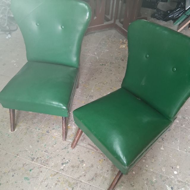 Coppia sedie vintage salotto